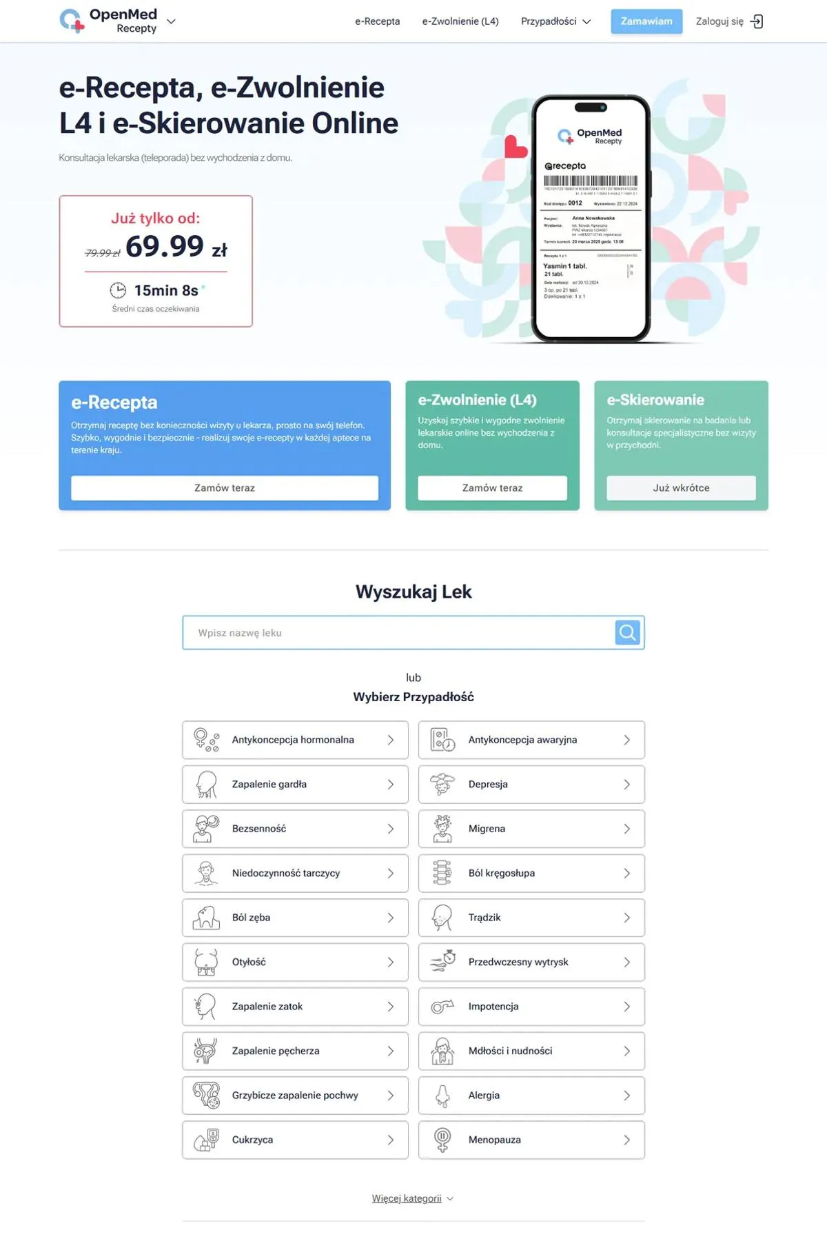 OpenMed Recepty: platforma do e-recept i L4 online, którą współtworzymy z Grupą OpenMed