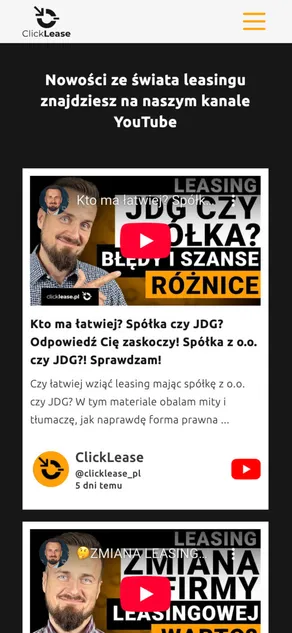 Integracja z YouTube i aktywnie prowadzonym kanałem Klienta.