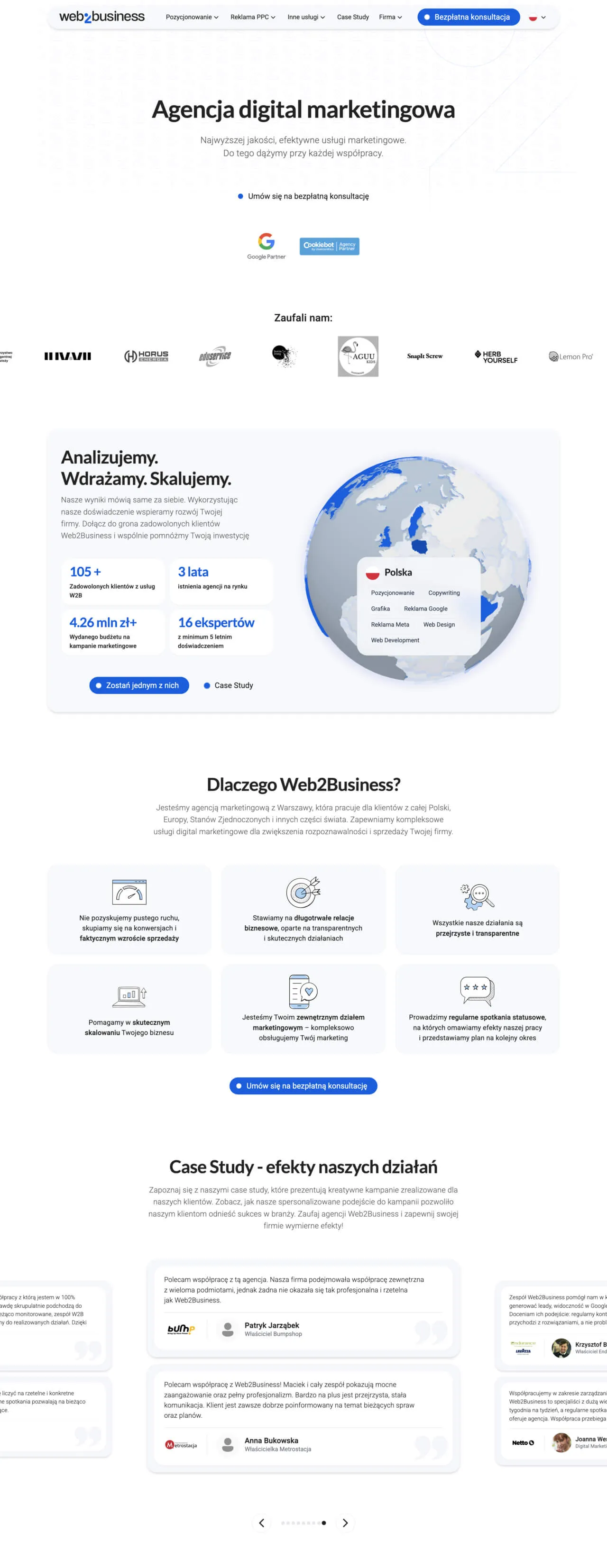 Nowa strona dla Web2Business – nowoczesny fundament pod rozwój i marketing